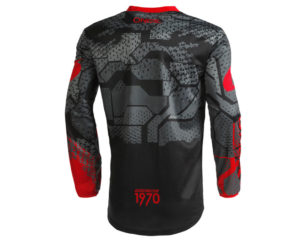 O'NEAL ELEMENT JERSEY CAMO V.22 BLACK/RED
