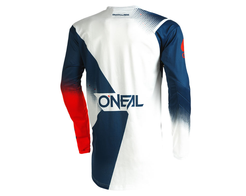 O'NEAL ELEMENT JERSEY RACEWEAR V.22 BLUE/WHITE/RED