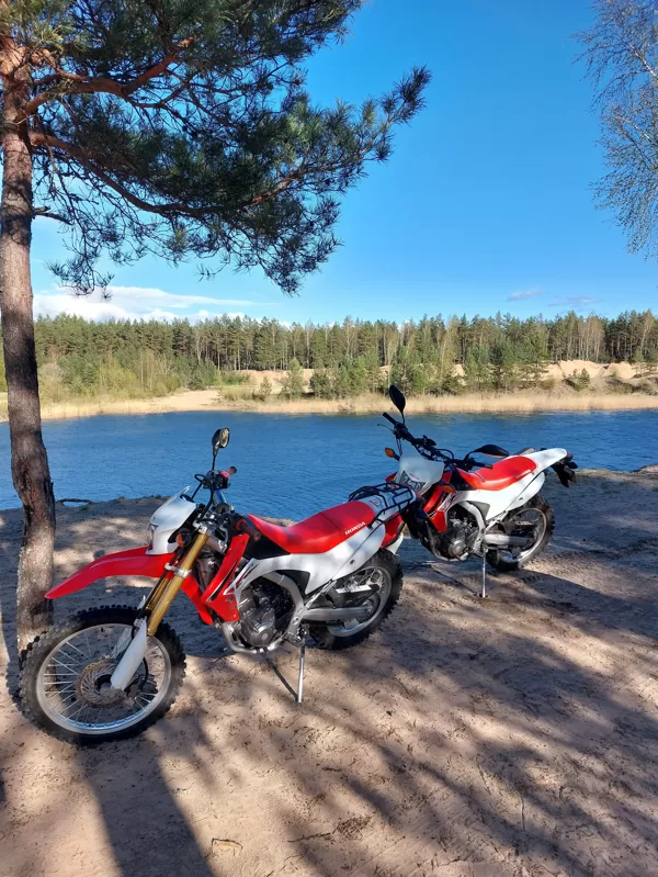 Enduro rides near Riga