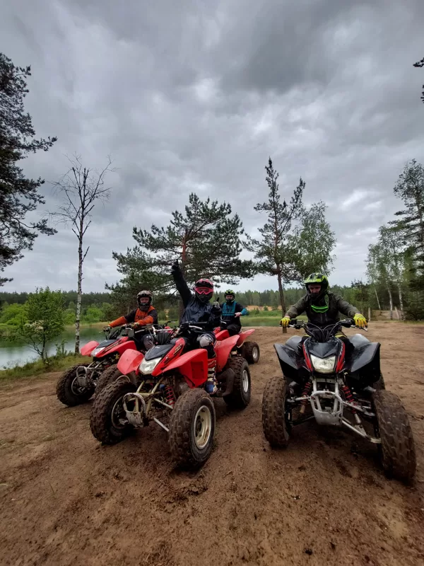 ATV, quad bike safari in Latvija